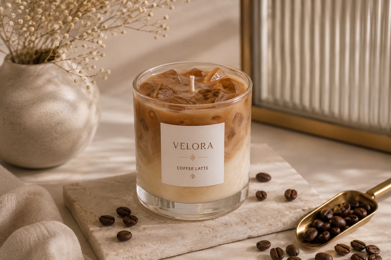 Vela aromática café con hielo